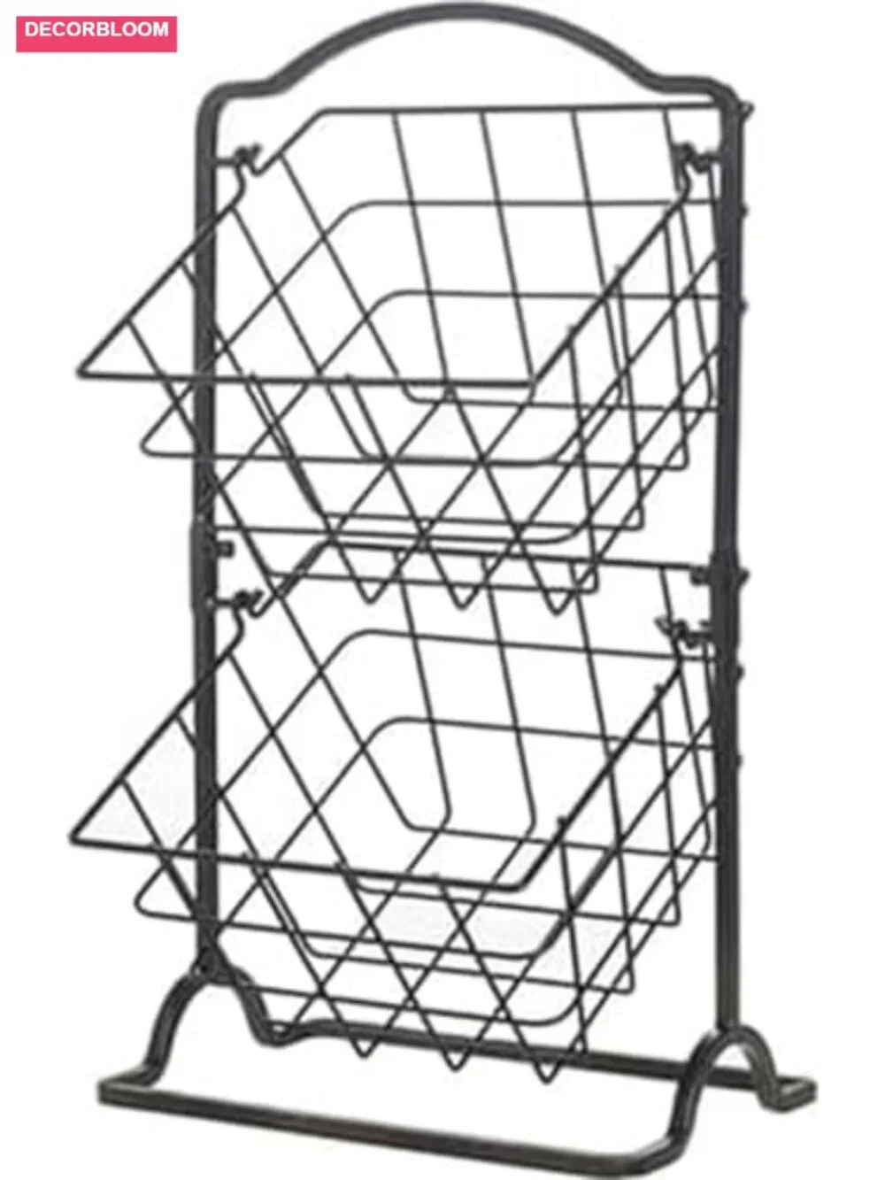 Mikasa General Store 2-Tier Metal Countertop Fruit Storage Basket